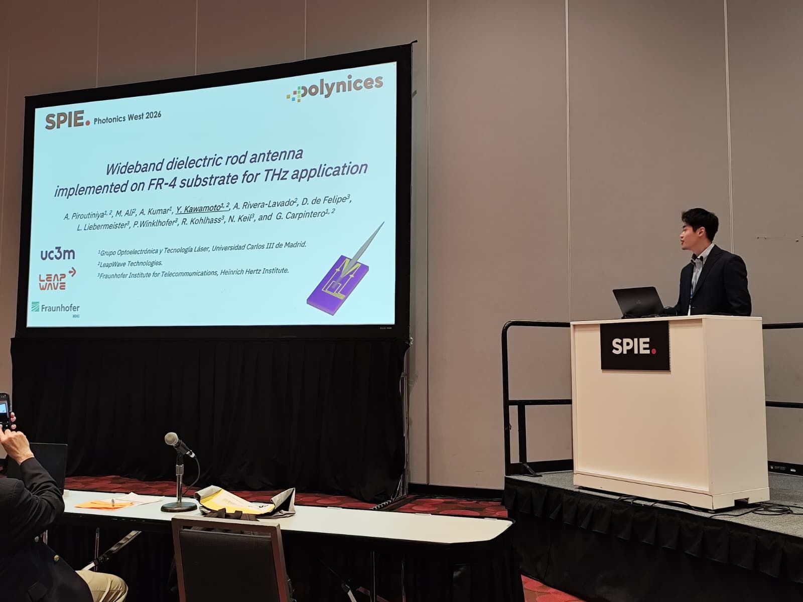 POLYNICES at SPIE 2026: Oral Presentation by UC3M on THz Dielectric Rod Antennas